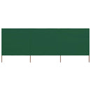 vidaXL zöld szövet 3-paneles szélellenző 400 x 120 cm