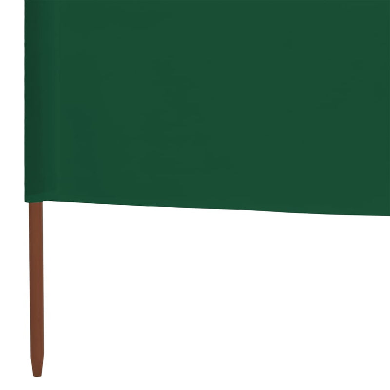 vidaXL zöld szövet 3-paneles szélellenző 400 x 120 cm