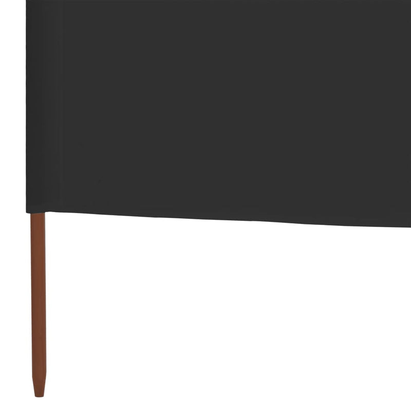 vidaXL antracitszürke szövet 3-paneles szélellenző 400 x 120 cm
