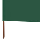 vidaXL zöld 6-paneles szövet szélellenző 800 x 80 cm