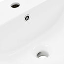 vidaXL Mosdó Fehér 56 x 48 x 42 cm Zöldített Cserép