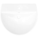 vidaXL Mosdó Fehér 56 x 48 x 42 cm Zöldített Cserép