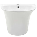 vidaXL Mosdó Fehér 47 x 45 x 37 cm Zöldített Cserép