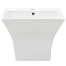 vidaXL falra szerelhető fehér kerámia mosdókagyló 500 x 450 x 410 mm