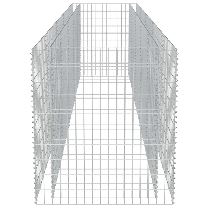 vidaXL horganyozott acél gabion magaságyás 450 x 90 x 100 cm