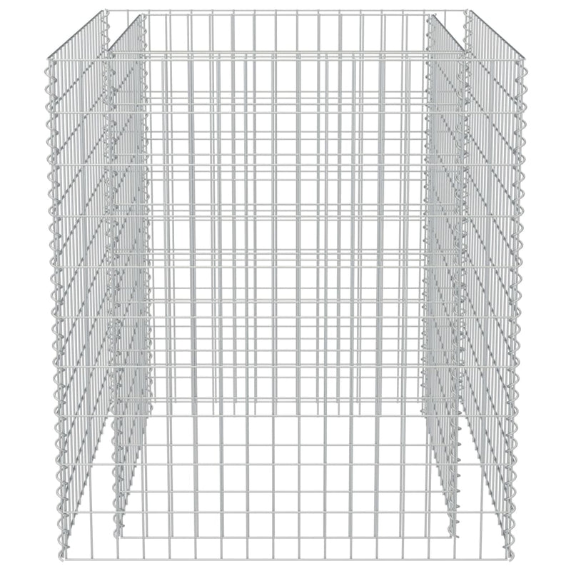 vidaXL horganyzott acél gabion magaságyás 90 x 90 x 100 cm