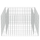 vidaXL horganyzott acél gabion magaságyás 90 x 90 x 50 cm