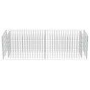 vidaXL horganyzott acél gabion magaságyás 180 x 50 x 50 cm