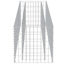 vidaXL horganyzott acél gabion magaságyás 180 x 50 x 50 cm