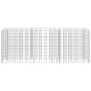 vidaXL horganyzott acél gabion magaságyás 270 x 50 x 100 cm