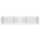 vidaXL horganyzott acél gabion magaságyás 270 x 50 x 50 cm