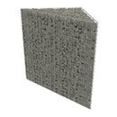 vidaXL horganyzott acél gabion magaságyás 75 x 75 x 100 cm