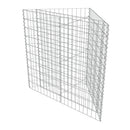 vidaXL horganyzott acél gabion magaságyás 75 x 75 x 100 cm