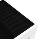 vidaXL fehér álló ékszertartó szekrény