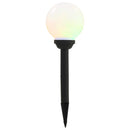 vidaXL 4 db napelemes kültéri LED gömblámpa, 15 cm RGB