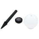 vidaXL 4 db napelemes kültéri LED gömblámpa, 15 cm RGB