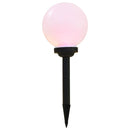vidaXL 3 db napelemes kültéri LED gömblámpa, 20 cm RGB