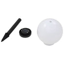vidaXL 3 db napelemes kültéri LED gömblámpa, 20 cm RGB