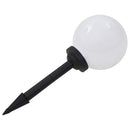vidaXL 3 db napelemes kültéri LED gömblámpa, 20 cm RGB