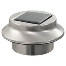 vidaXL 6 db kerek fehér kültéri napelemes LED lámpa, 12 cm