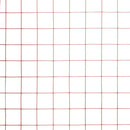 vidaXL piros PVC-bevonatú acél csirkeháló drótkerítés 10 x 1 m