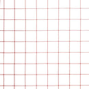 vidaXL piros PVC-bevonatú acél csirkeháló drótkerítés 10 x 1 m