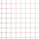 vidaXL piros PVC-bevonatú acél csirkeháló drótkerítés 25 x 1 m