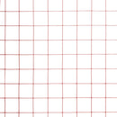 vidaXL piros PVC-bevonatú acél csirkeháló drótkerítés 25 x 0,5 m