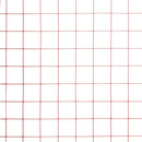 vidaXL piros PVC-bevonatú acél csirkeháló drótkerítés 25 x 0,5 m