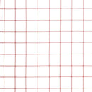 vidaXL piros PVC-bevonatú acél csirkeháló drótkerítés 25 x 1,5 m