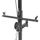 vidaXL falra szerelhető edzőtorony súlyzókészlettel 60,5 kg