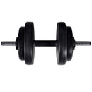 vidaXL falra szerelhető edzőtorony súlyzókészlettel 60,5 kg