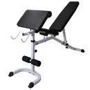vidaXL edzőpad állvánnyal / egykezes és kétkezes súlyzószettel 60,5 kg