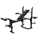 vidaXL súlyzópad állvánnyal/egykezes és kétkezes súlyzószettel 30,5 kg