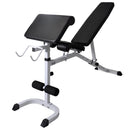 vidaXL edzőpad állvánnyal, egykezes és kétkezes súlyzószettel 90 kg