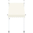 vidaXL kézzel feltekerhető napellenző krém, 150 cm