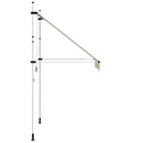 vidaXL kézzel feltekerhető krémszínű napellenző 200 cm