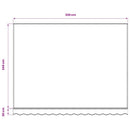 vidaXL kék és fehér poliészter pótszövet napellenzőhöz 350 x 250 cm