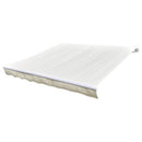 vidaXL krémszínű poliészter pótszövet napellenzőhöz 450 x 300 cm