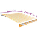 vidaXL narancssárga-fehér vászon napellenző tető 500 x 300 cm