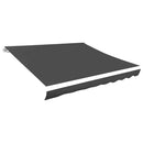 vidaXL szürke poliészter pótszövet napellenzőhöz 300 x 250 cm