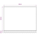 vidaXL szürke poliészter pótszövet napellenzőhöz 350 x 250 cm