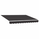 vidaXL szürke poliészter pótszövet napellenzőhöz 350 x 250 cm