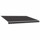vidaXL szürke poliészter pótszövet napellenzőhöz 400 x 300 cm