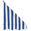 vidaXL kék és fehér bisztró napellenző 400 x 120 cm