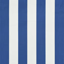 vidaXL kék és fehér bisztró napellenző 400 x 120 cm