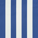 vidaXL feltekerhető kék és fehér napellenző 250 x 150 cm