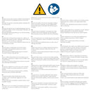 vidaXL feltekerhető kék és fehér napellenző 350 x 150 cm