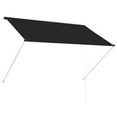 vidaXL feltekerhető antracitszürke napellenző 200 x 150 cm