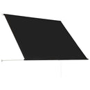 vidaXL feltekerhető antracitszürke napellenző 200 x 150 cm
